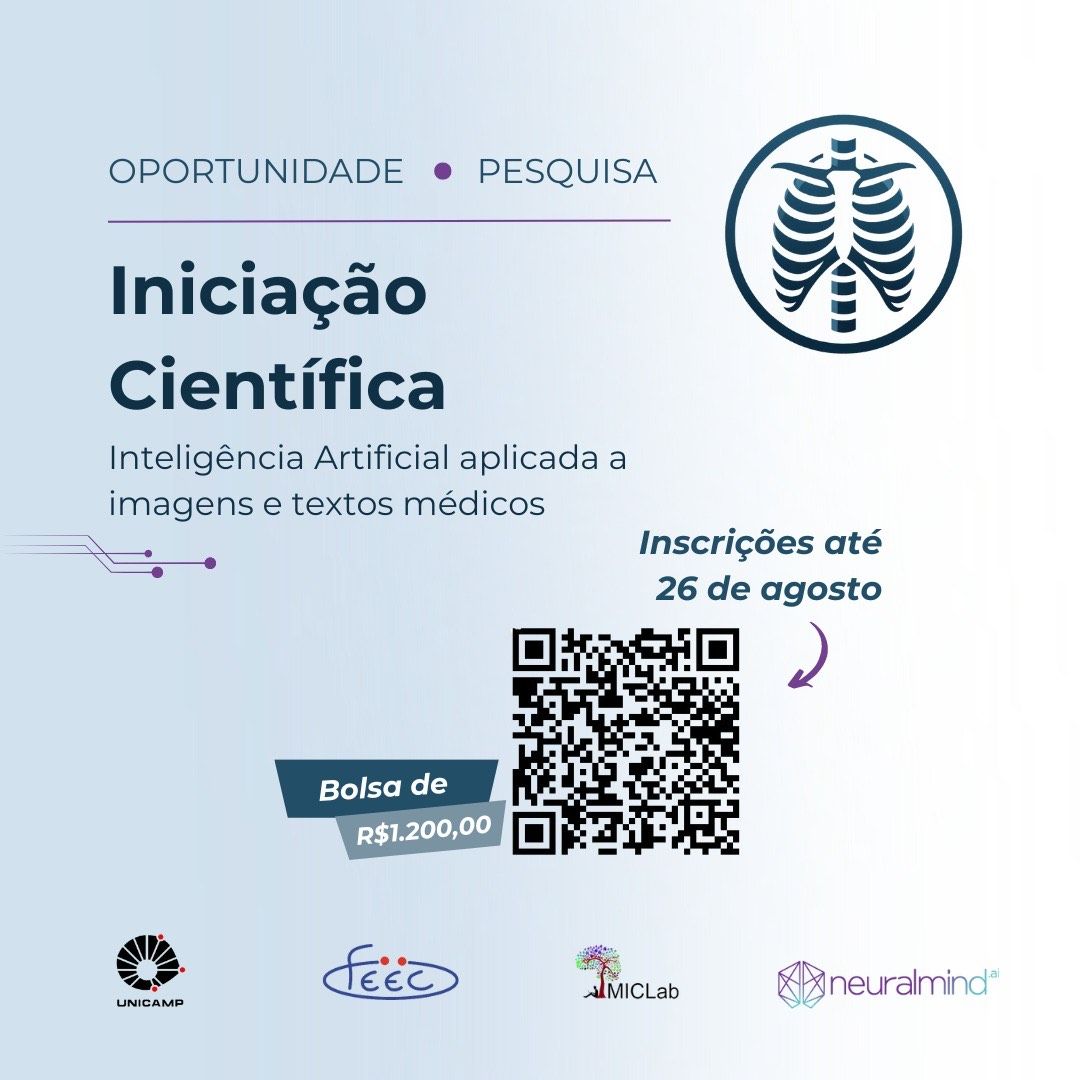 ianevictxria's tweet photo. 🎓  Oportunidade de Iniciação Científica em IA Multimodal

✅ Valor da bolsa: R$ 1.200,00

🔗 Para mais detalhes e inscrição: https://t.co/QGMgms2TCm https://t.co/UOhbVRZsZ1