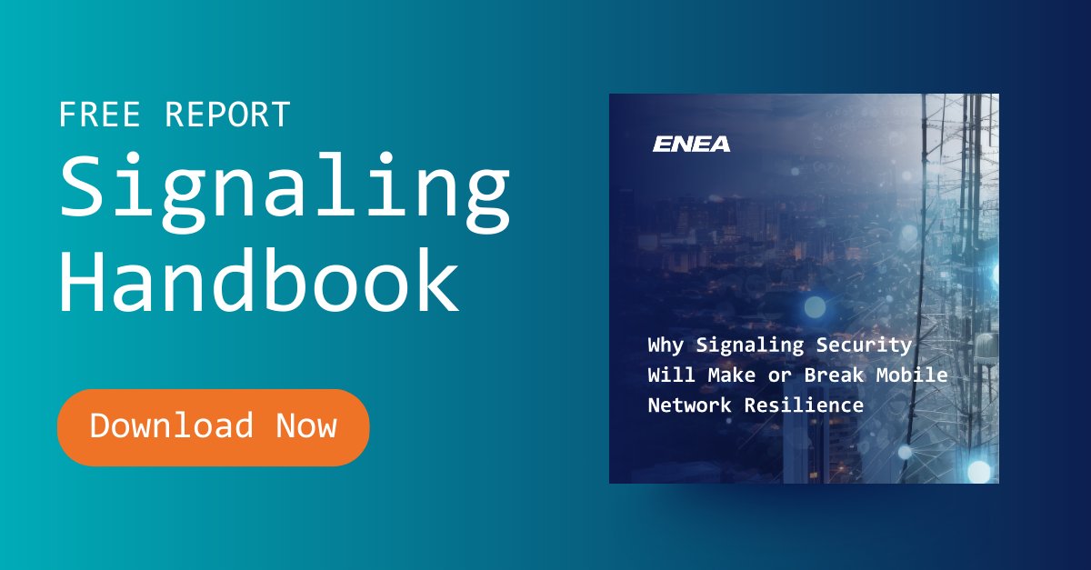 How can signaling security make or break mobile network resilience?

Explore everything regulators and MNOs should know about signaling security in Enea’s handbook enea.com/insights/handb… #MobileSignaling