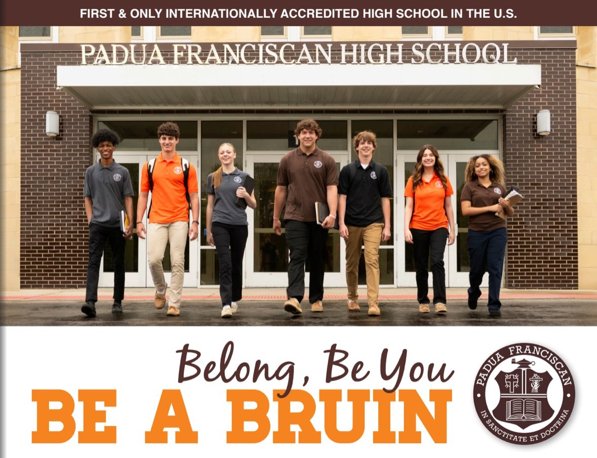 Learn more about Padua by flipping through our Admissions Viewbook. We have premier programs including MedTrack®, MyTrack® and Fine Arts. See how Padua is utilizing the latest emerging technology to enhance our rigorous academics. You'll also find enrollment information,