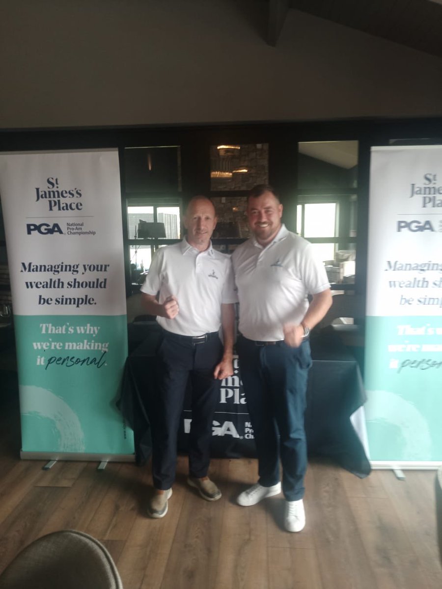 Winning team ⁦<a href="/SeapointGolf/">Seapoint Golf Links</a>⁩ ⁦<a href="/massereenegc/">Massereene Golf Club</a>⁩ consisting of Vincent MaCaffery and PGA Pro David Hughes book their place to the St. James’s Place National Pro Am Grand Final ⁦at PGA National Turkey <a href="/antalyagolfclub/">Antalya Golf Club</a>⁩ 25th to 29th Nov. #SJPNationalProAm