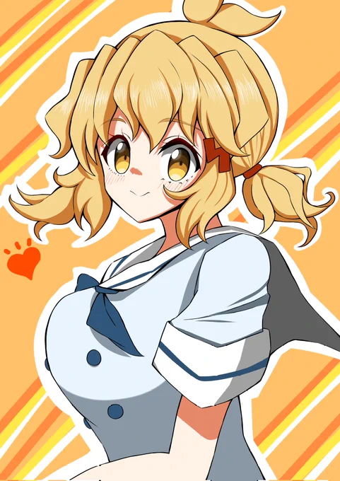 アイコンかえたので!!暑い日は髪を束ねてたらいいなぁと 