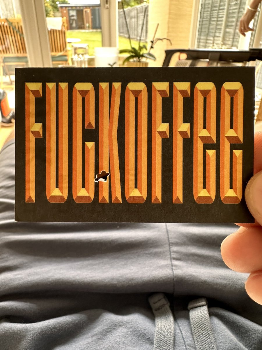 SMillbery's tweet photo. Having a tidy up, found the best coffee loyalty card ever…

#fuckoffee https://t.co/F8GzGBn61x