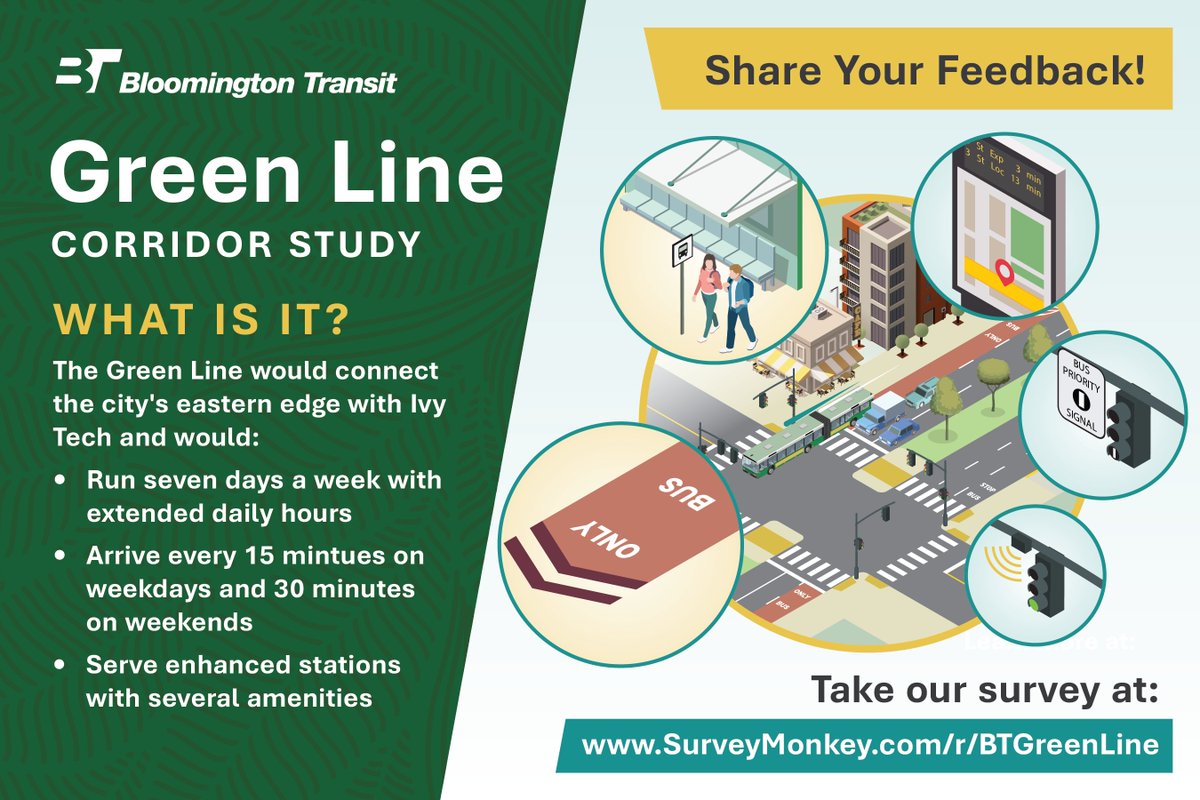Bloomington Transit tweet media