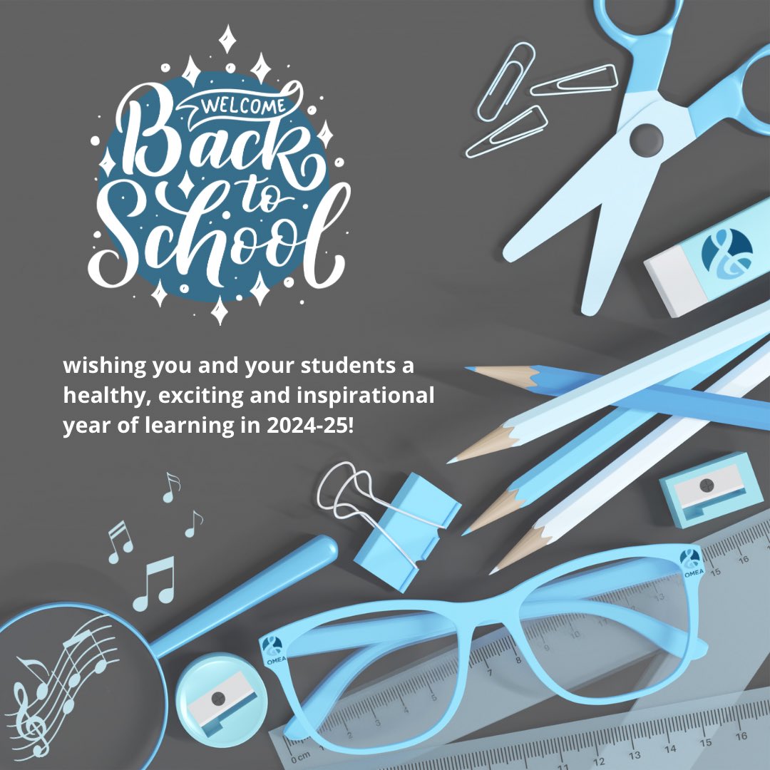 🌻 OMEA is wishing you all the best for a great school year. 
🪇 Need some inspiration and ideas? Visit omea.on.ca/resources/ for ready-to-use lessons and resources. 
🚩 We are here for you! 🎵