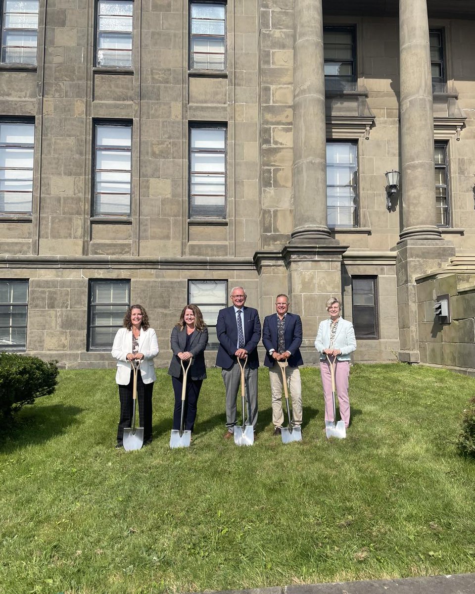 🎉Here at the groundbreaking of the New Brunswick Museum!