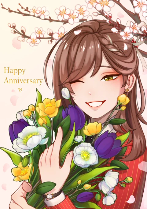 Almost late @@  I started ToT for the boys, but now keep playing for Rosa  Really wanted to draw her ;w; .  #TearsOfThemis #ToT3rdAnniv #FanArt #ToT3rdAnniversary