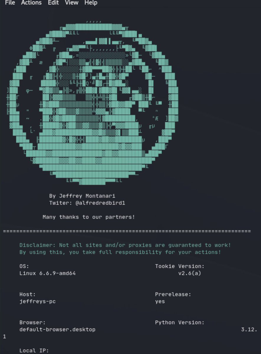 Daily OSINT (@dailyosint) on Twitter photo Want to find usernames across the web with ease?
Try Tookie-osint, a user-friendly #OSINT tool, designed to find accounts across various sites with an 80% success rate.
github.com/Alfredredbird/…
<a href="/Alfredredbird1/">alfredredbird</a>
#CTI #reconnaissance #infosec #cybersecurity #cli Want to find usernames across the web with ease?
Try Tookie-osint, a user-friendly #OSINT tool, designed to find accounts across various sites with an 80% success rate.
github.com/Alfredredbird/…
<a href="/Alfredredbird1/">alfredredbird</a>
#CTI #reconnaissance #infosec #cybersecurity #cli