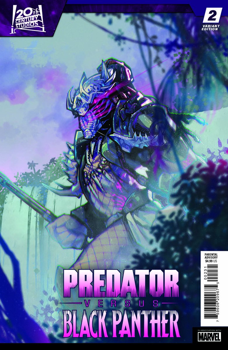Jonasinker's tweet image. Predator vs Black Panther #2 on next month 9/25 (I posted that it would come out today but I got the dates wrong, sorry ^^) @SeanDamienHill @Marvel