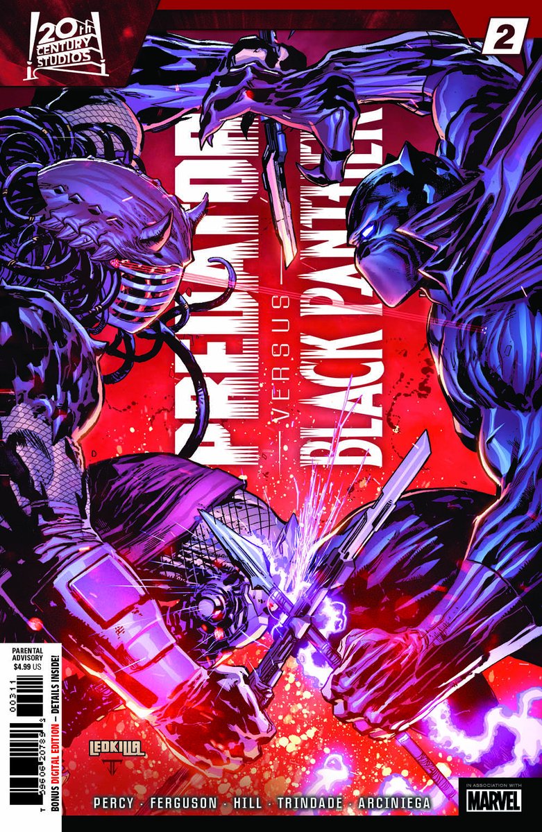 Jonasinker's tweet image. Predator vs Black Panther #2 on next month 9/25 (I posted that it would come out today but I got the dates wrong, sorry ^^) @SeanDamienHill @Marvel