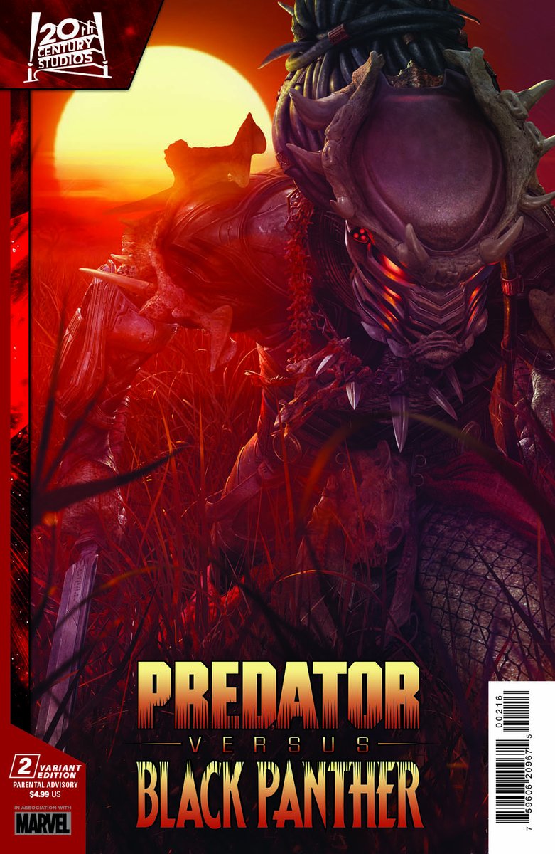 Jonasinker's tweet image. Predator vs Black Panther #2 on next month 9/25 (I posted that it would come out today but I got the dates wrong, sorry ^^) @SeanDamienHill @Marvel