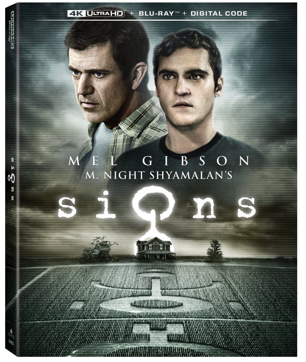 DiscussingFilm's tweet photo. M. Night Shyamalan’s ‘SIGNS’ and ‘THE SIXTH SENSE’ are being released in 4K UHD for the first time ever.

Releasing on Digital on August 27 &amp; physical on October 22. https://t.co/nB4HfAFm5J