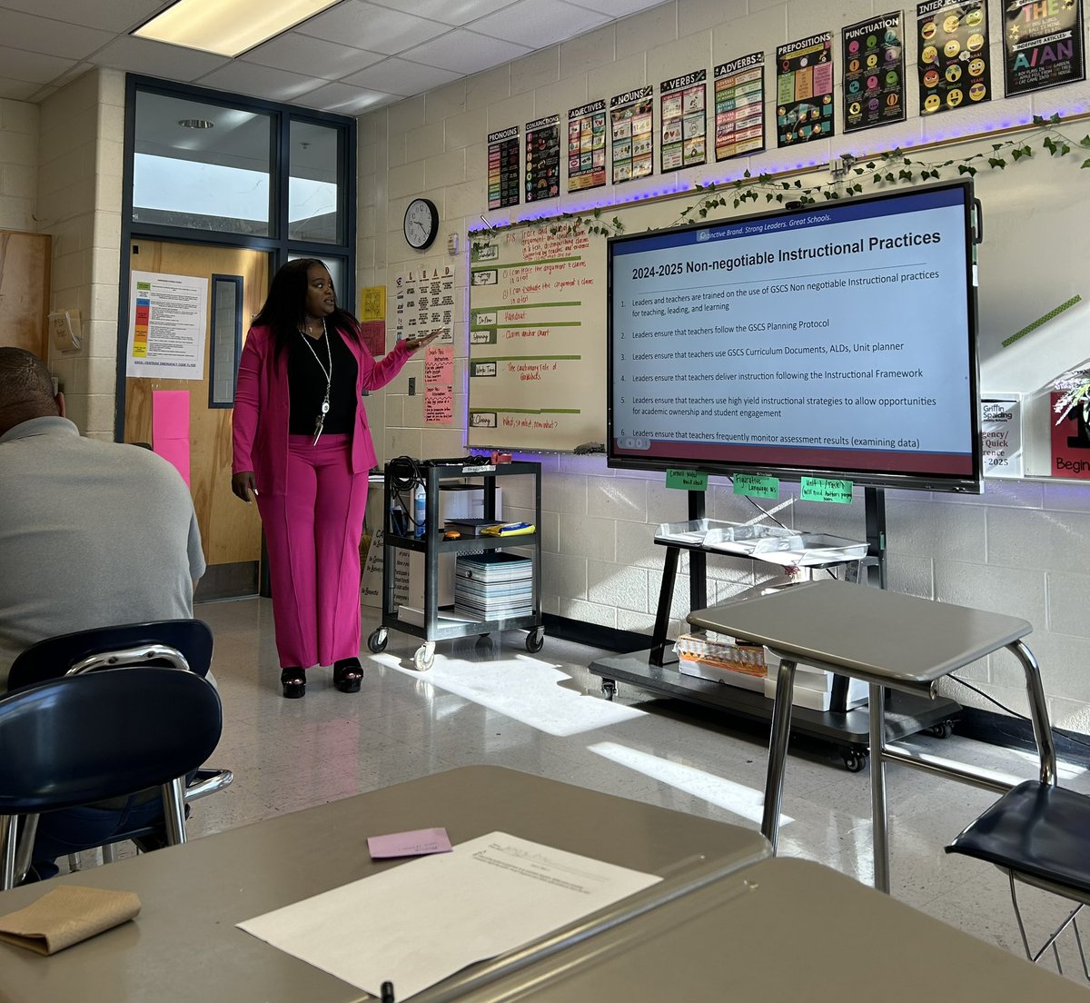 alfo1635's tweet photo. Effective planning matters! Thanks to our @CarverRoadMS literacy coach, @KCoaxumRich, for leading our Instructional Non-Negotiables PLC today! #highqualityinstruction
#everyclassroom #everyday https://t.co/aBR90Wi0xf