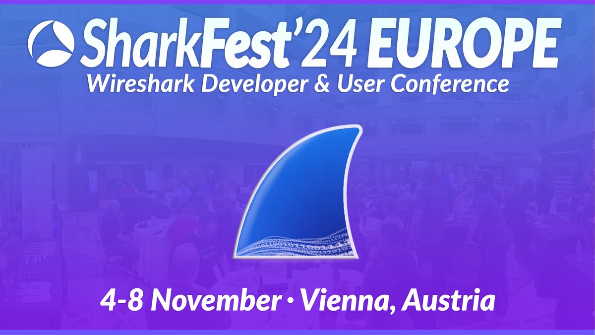 Don’t miss your chance to join the industry's best @ SharkFest'24 EUROPE—register to get a spot at the ultimate #Wireshark event. Level up your network analysis skills w/ expert-led sessions &amp; hands-on labs that will transform your approach to networking!

sharkfest.wireshark.org/sfeu