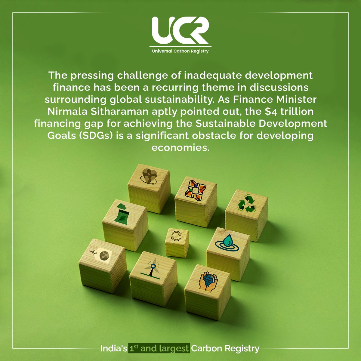 UCarbonReg's tweet photo. Bridging the $4 trillion gap to global sustainability starts with carbon markets. Universal Carbon Registry makes it efficient, transparent, and accessible for all.
.
.
.
#universalcarbonregistry #UCR #sustainability #greenfuture #carboncredit #carbonfootprint https://t.co/E0NxtuGK43