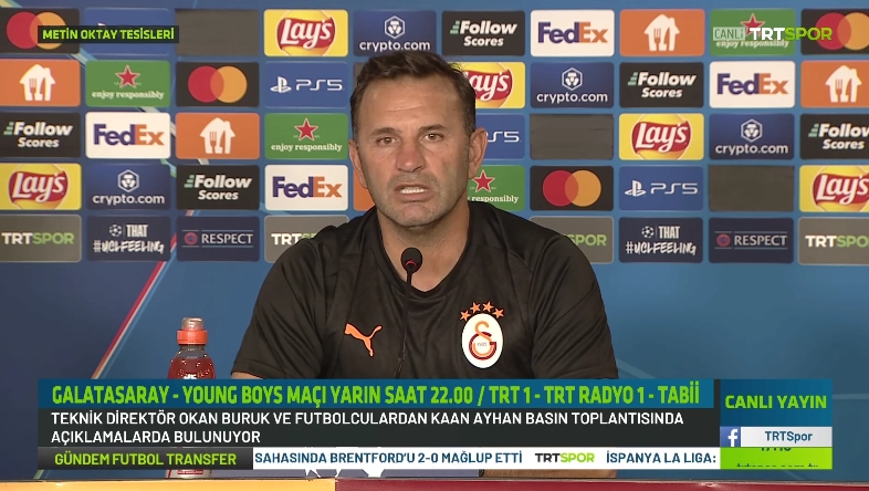 Okan Buruk: "Gelmeden önce 'Sara ve Torreira'nın yanına bir de 8 numara lazım' diye bir şey okudum, herhalde 12 kişi oynayacağız... Ne oynadığımız sistemi ne de yapmak istediğimizi bilen var..."