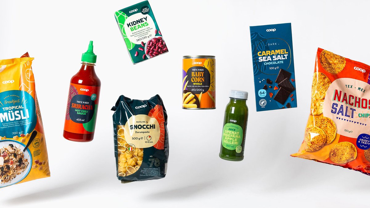 ucllc's tweet image. Today on Brand New (Reviewed): New Packaging for Coop (Nordics) by Bedow underconsideration.com/brandnew/archi…