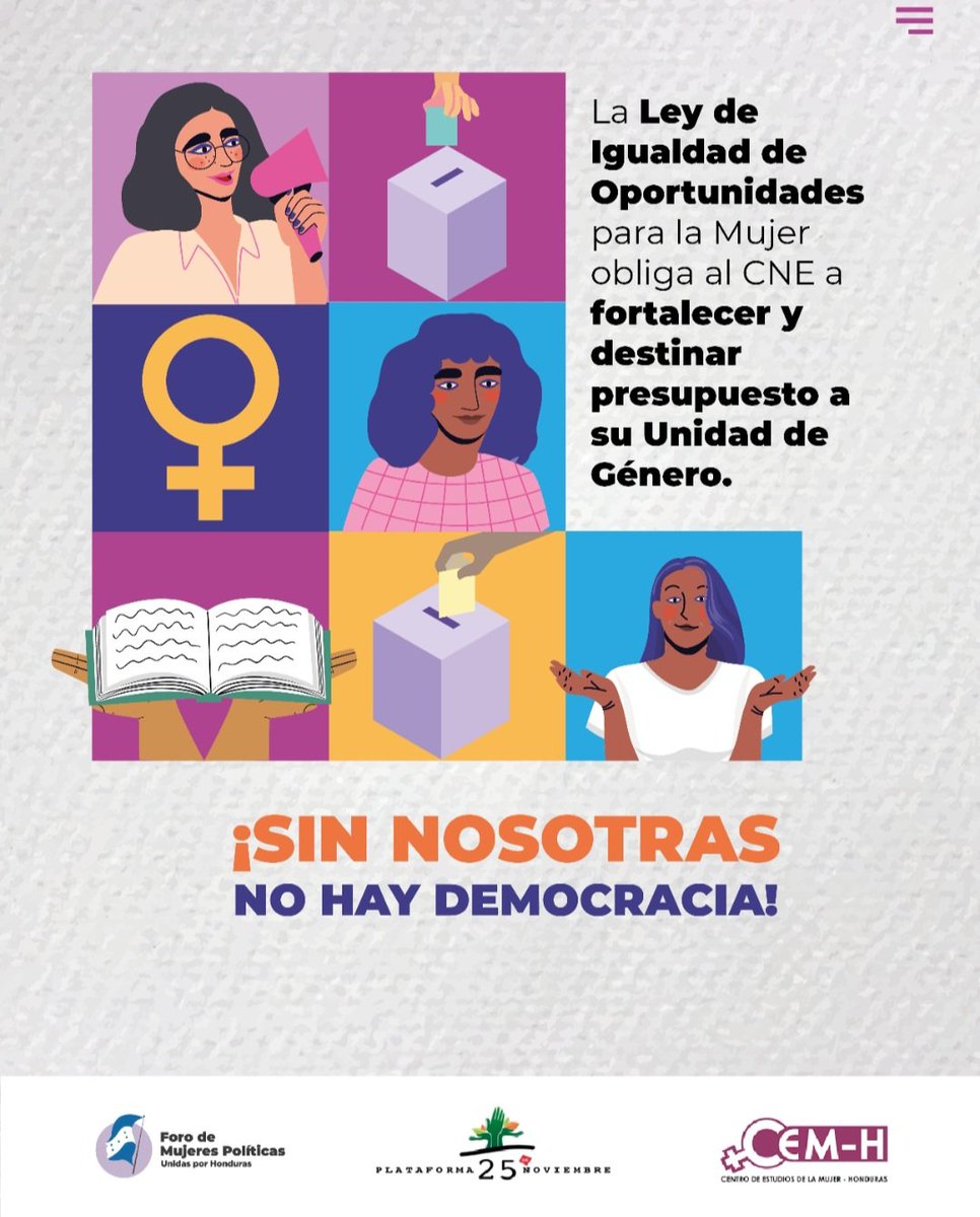 <a href="/FrenteaFrenteHN/">Frente a Frente</a> Si ese presupuesto del <a href="/CneHonduras/">CNE_HONDURAS</a> no lleva recursos dignos para una unidad de género con suficiente personal y fortalecida. Quien va a supervisar que se cumpla todo lo de género en las primarias? EXIGIMOS recursos para la UG del CNE <a href="/Congreso_HND/">Congreso Nacional de Honduras | Archivo 2022-2026</a>