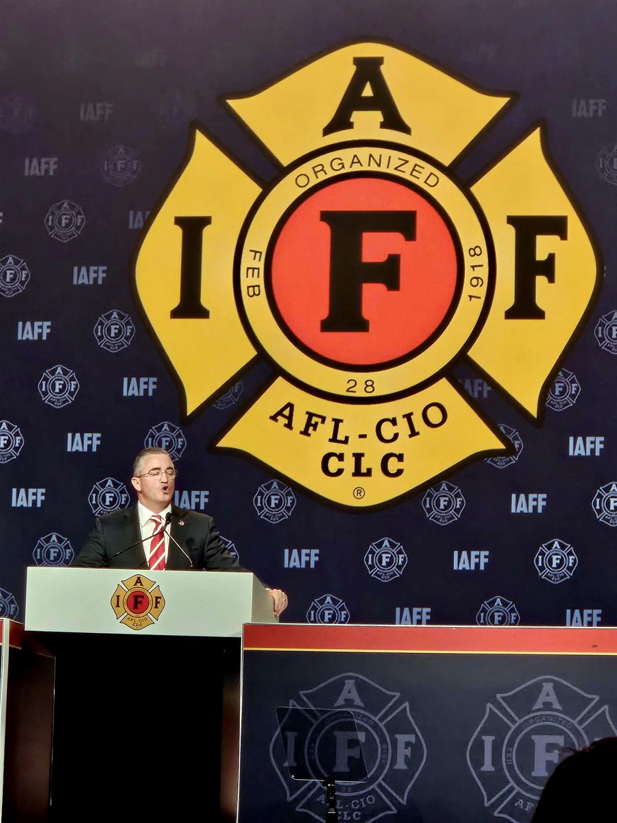 Day one of <a href="/IAFFofficial/">International Association of Fire Fighters</a> convention is underway.