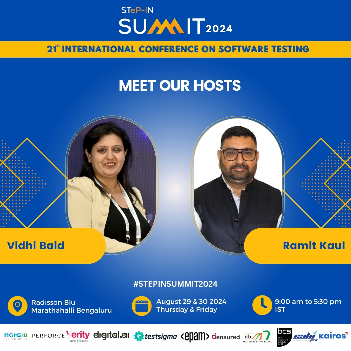 stepin_forum's tweet image. 🌟 We're thrilled to announce that Vidhi Baid &amp;amp; @kaultester  will be your dynamic emcees this year! 🎤

✨ Vidhi, with her all-time grace, and Ramit, with his perfect blend of humor and wisdom, are back to lead us through yet another incredible Summit 🔥

#Emcees #EventHosts
