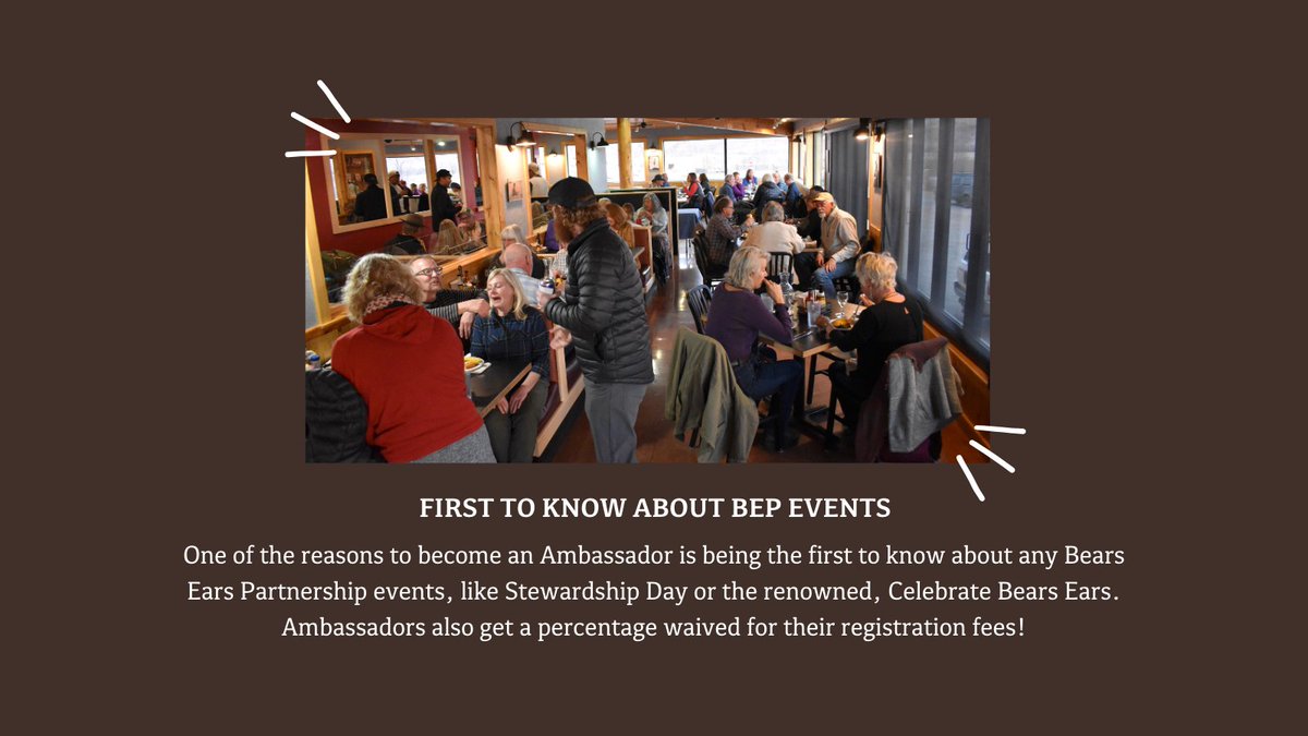 With our next Ambassador training coming up on September 14th (have you signed up yet?), we want to highlight some perks you'll enjoy as an official Ambassador! Our Ambassadors dedicate themselves to caring for the landscape, &amp; we’re committed to taking care of them in return! 🥾