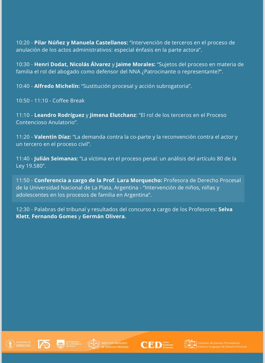 I_U_D_P's tweet photo. 💡Mañana, a las 9:00, comienzan las #JornadasEstudiantiles de Derecho Procesal, en el salón 26 de @fder_oficial.
Con la mira puesta en el futuro del derecho procesal, les esperamos con mucho entusiasmo! https://t.co/Fz3O0V8P7Q