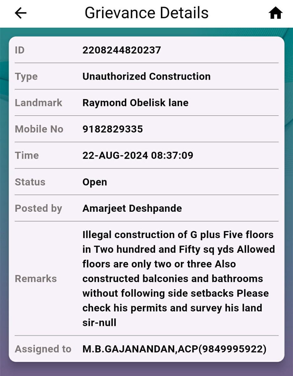 amarjeetdot's tweet photo. Illegal construction going on at Plot no. 33, Road No.5,  Asmangadh, New Malakpet, Hyderabad 36.  G+5 floors in 250 Sq yds. Please stop it before it is too late.
@CommissionrGHMC
@GHMCOnline
@ZC_Charminar #PrajaPalana 
#TelanganaCM
#IllegalConstruction #GHMC #CMRevanthreddy https://t.co/ikSWmcNZFH