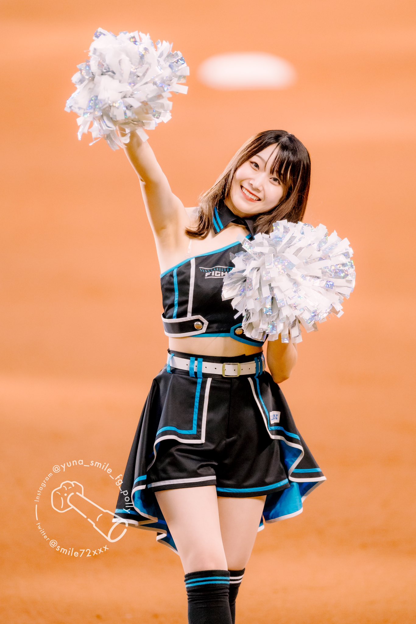 ファイターズガール】塩澤美咲・非売品チェキ チアリーダー