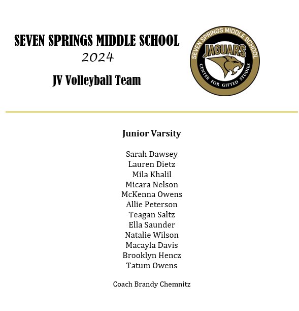 Seven Springs Jaguar Athletics tweet media