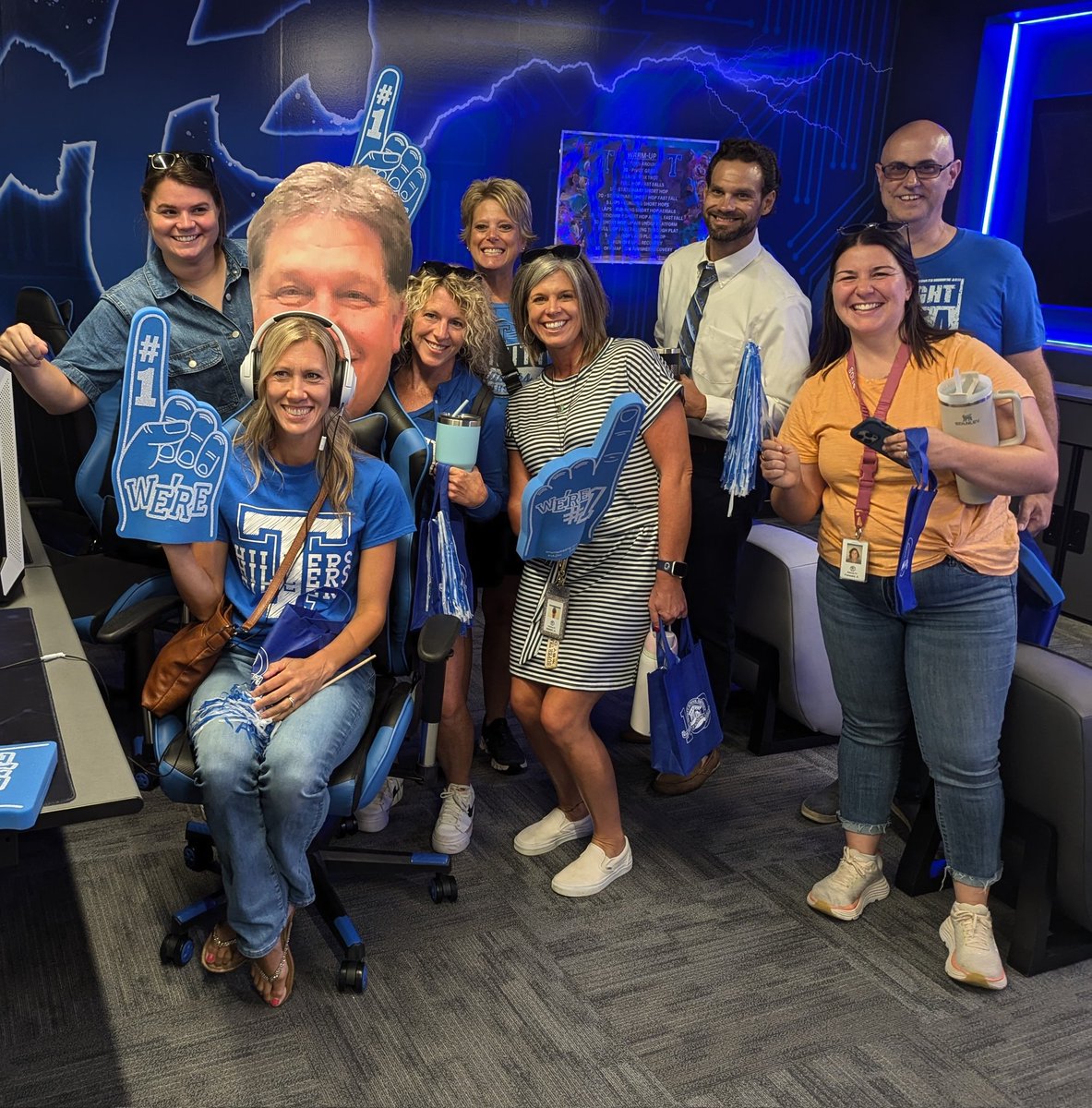 msim6y's tweet photo. Happening Now at Trinity Area...100th Year Celebration and scavenger hunt using Goose Chase through our new Intermediate School &amp; Newly Renovated TMS.   What a Great Day to be a Hiller! Past or Present! #trinitypride @TRINITY_MLUCAS @TrinityAreaSD https://t.co/8OAg7JPzme