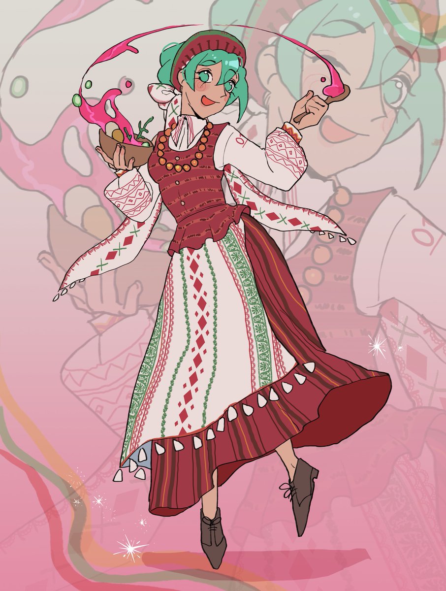 y0gurtfae's tweet photo. Lithuanian Miku! 🇱🇹 https://t.co/5cH1NmHxEs