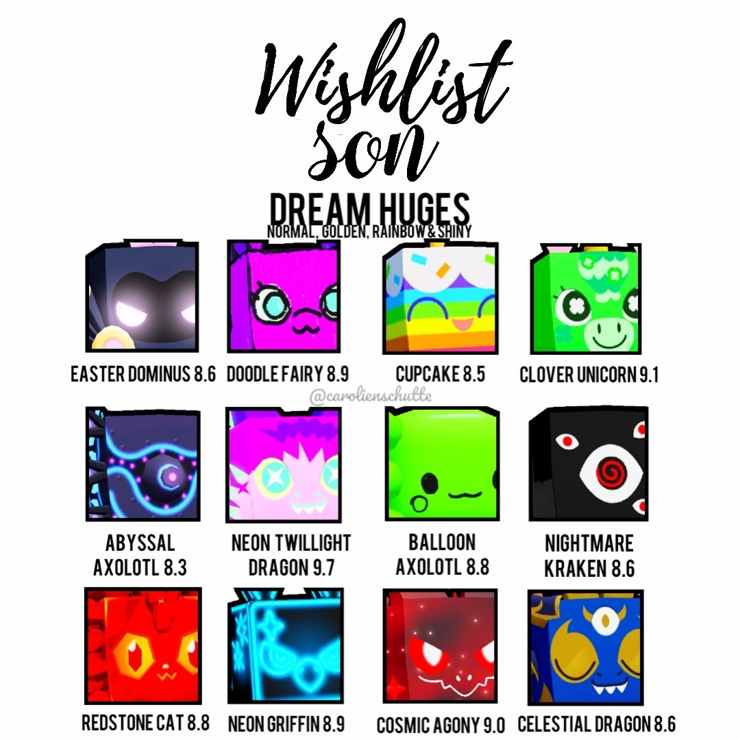 CarolienSchutte's tweet photo. Ps99 and am in chat wishlist not only my wishlist but also the wishlist from my son he have autism and give the huges that he loves a number how much he loves itπ₯°
π²π(normal,gold,π,shiny) (Normal, N or M)ππ¦
#adoptmedp #adoptmewhislist #dreampetsadoptme #ps99dp #ps99wishlist https://t.co/EE5M1JVfZK