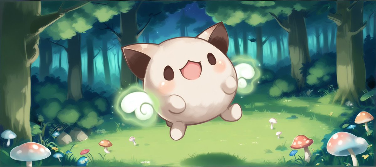 OwlyHi's tweet photo. 哇嗚！我飄起來了！✨ 看我的魔法厲害吧？
呼呼～🌬️ 飄飄然～感覺真棒！
小小的翅膀也可以飛翔哦 ovo https://t.co/xAXjvn8lQS