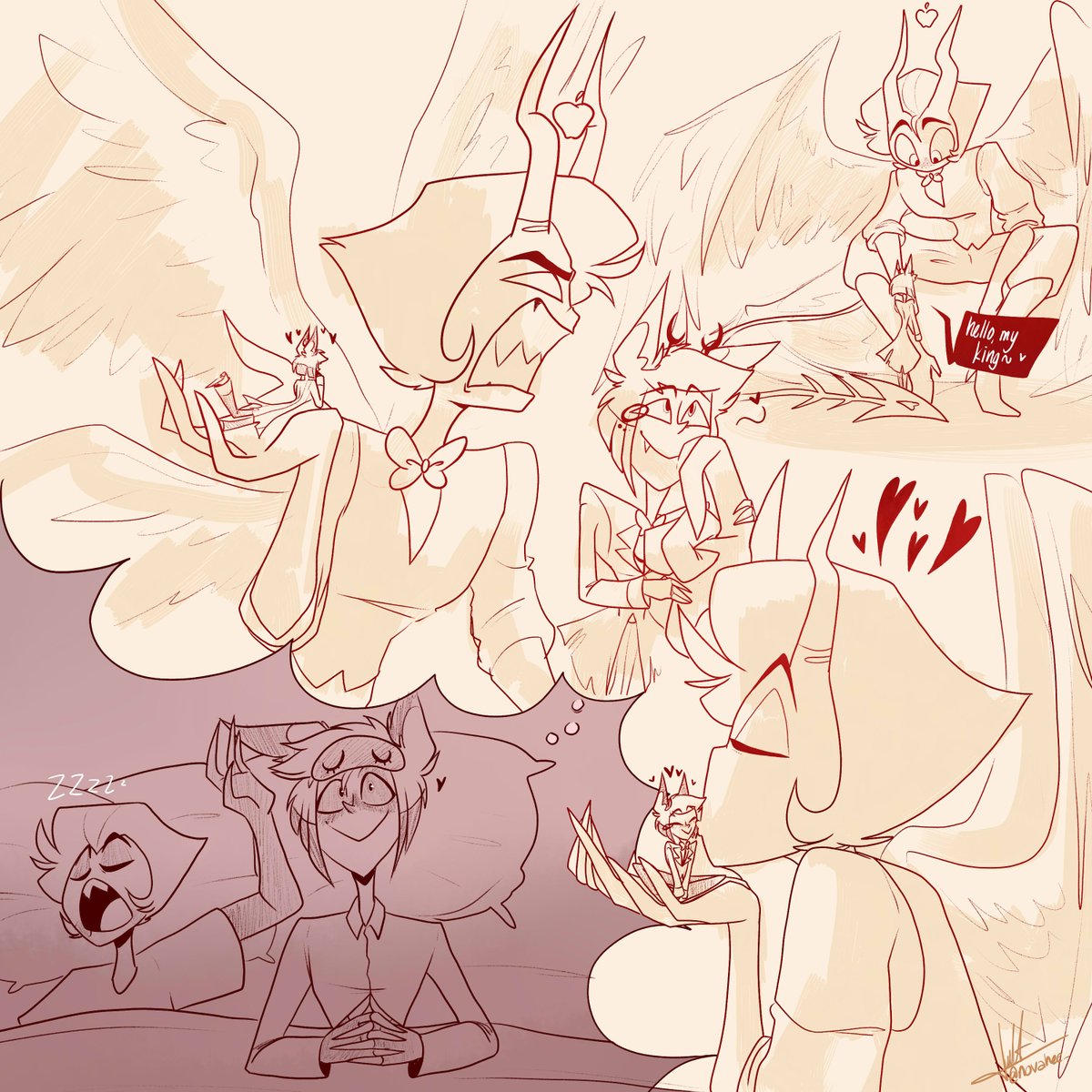 too much big al,, what about big luci, HUH? #radioapple #HazbinHotel