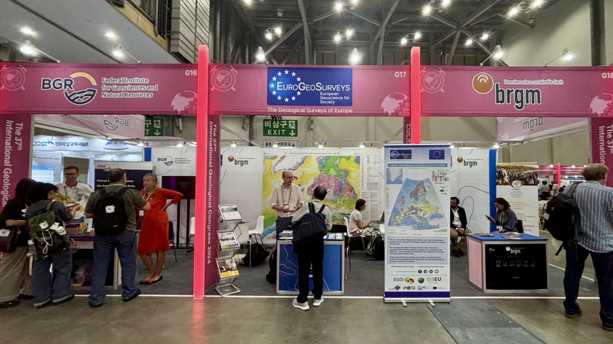 🎉 #IGC2024 has officially started! 🎉
Come and meet us at booth G16-18. We’re excited to showcase our current projects!
Check out some pictures from the opening day 📸✨.
#IGC2024 #Geosciences #EuroGeoSurveys #EGSatIGC
