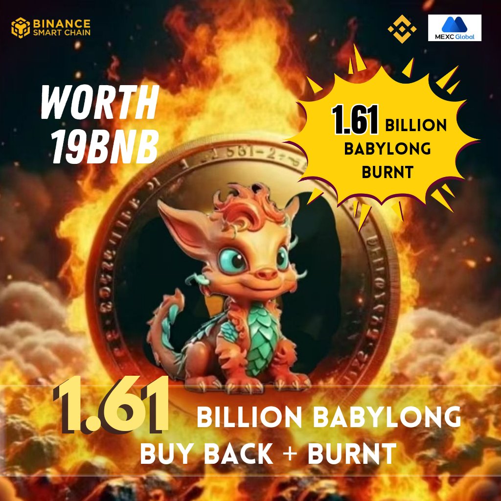 Take a look on #BABYLONG 🐉🔥

👉 HARDWORKING COMMUNITY
👉 25915token holders
👉 Community driven, LP LIQIUIDTY ownership burnt to dead address ( SAFU, WONT RUG)
👉 DRAGON NARRATIVE
👉 BSC IS A SLEEPING GIANT, MEME ON OG MEME CHAIN WILL PUMP HARD

@babylong_bsc