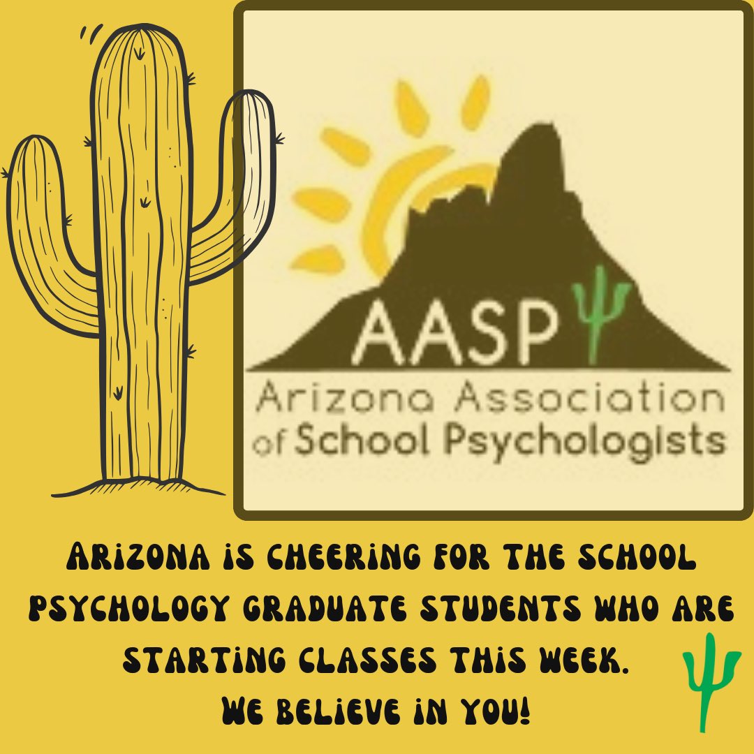 Thank you to those who are pursuing a career in the field of school psychology. We wish you a year filled with positive experiences. #EmpoweringResilience