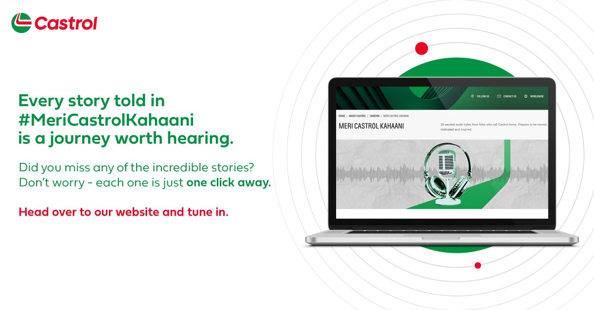 MeriCastrolKahaani has been both inspiring and a true reflection of Castrol s culture. Missed an episode or want to revisit your favorites Visit our website and tune in. Click here https t.co s6trifNvhY https t.co U9tEhzrS5f MeriCastrolKahaani has been both inspiring and a true reflection of Castrol s culture
