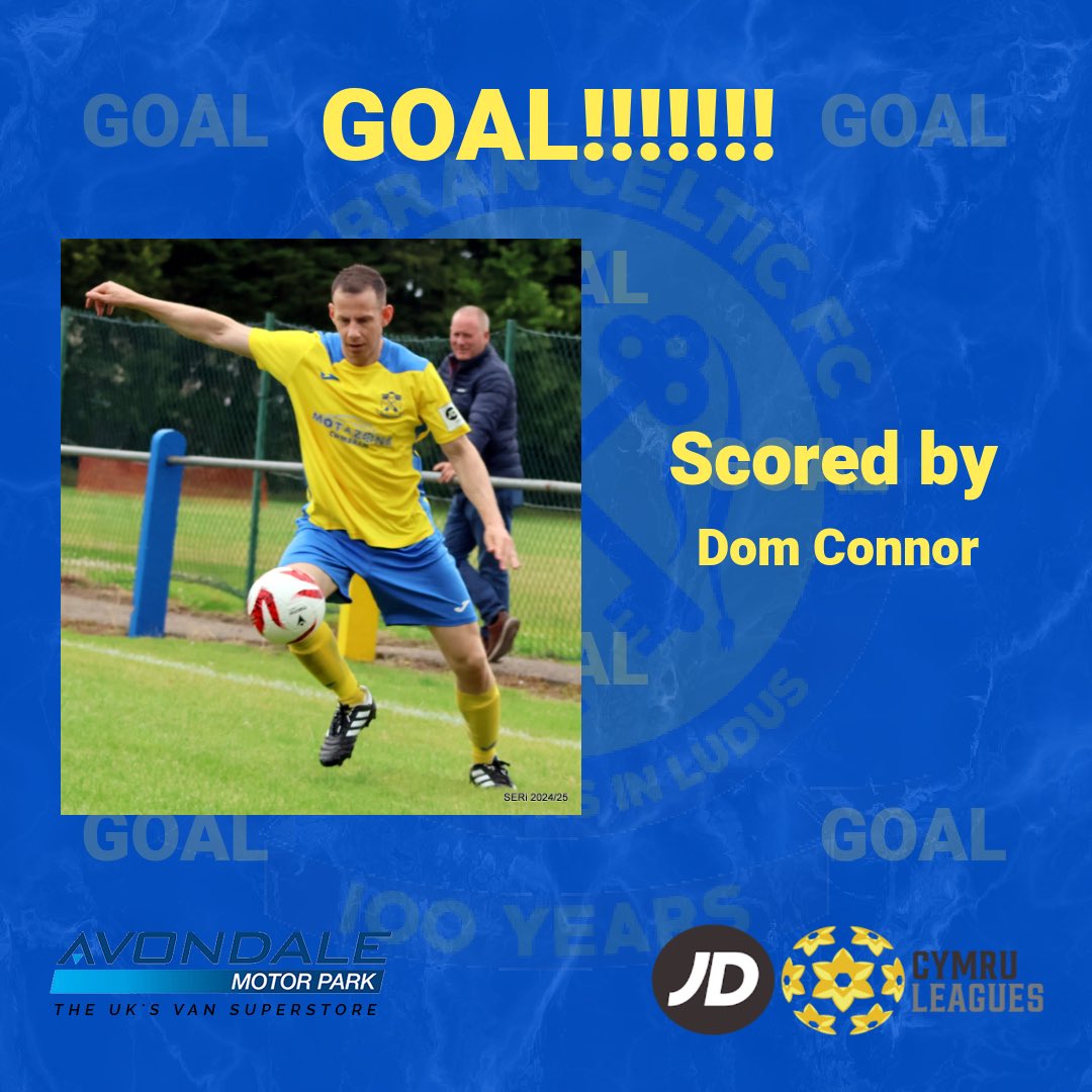 CwmbranCeltic's tweet photo. 60’ GOALLLLLLL!!!!!! A touch out of his foot and on his weaker foot @dominicconnor produces a rocket into the top corner.
Celtic 2 - Ammanford 0
#TheCeltic #YouYellows https://t.co/BTKBCkst6u