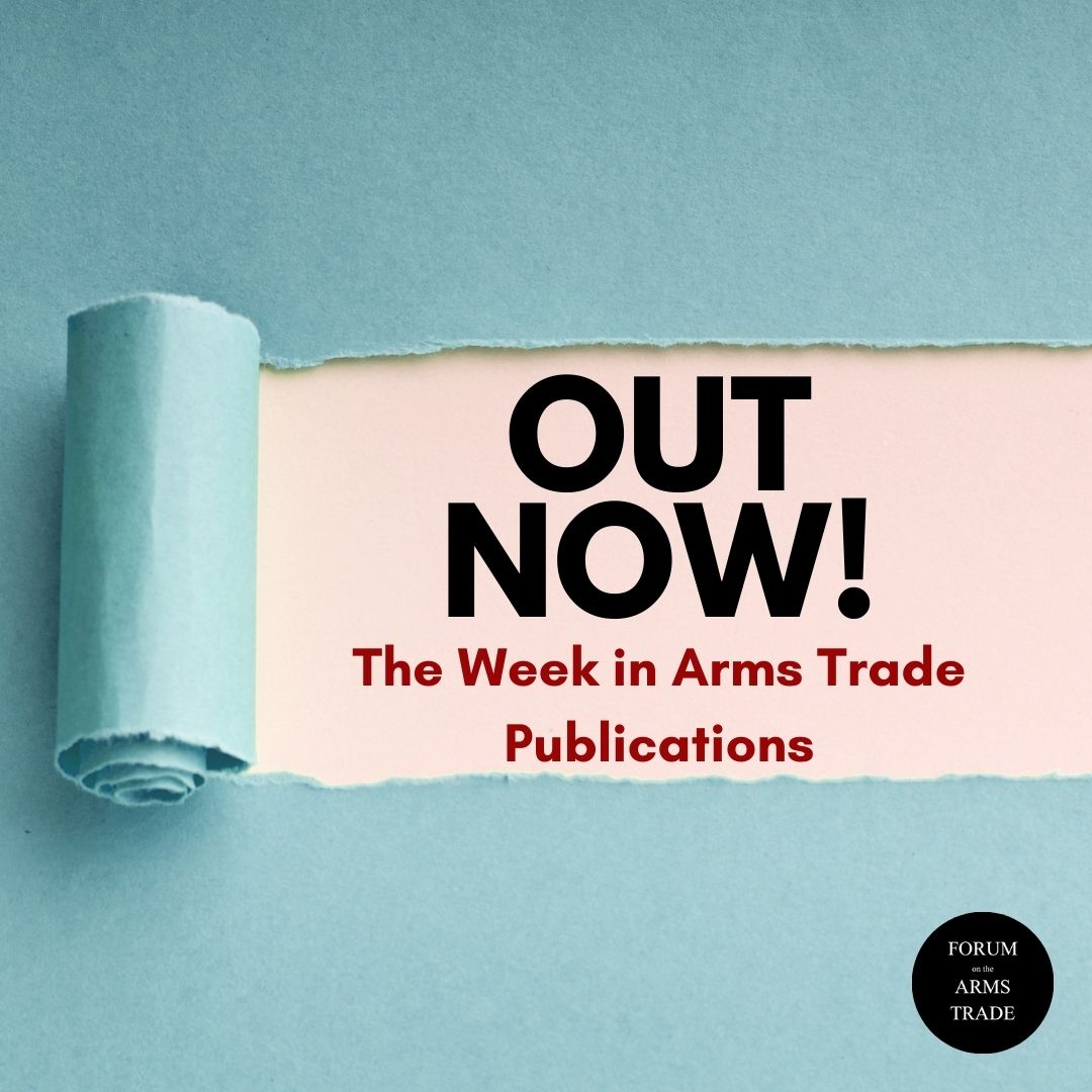ForumArmsTrade's tweet image. 📰 Curious about the latest in global arms trade? Dive into the Forum on the Arms Trade’s weekly #newsletter for expert analysis and updates. Stay ahead of the curve! 🌍✍️ Read it here: mailchi.mp/forumarmstrade…
#experts #forumcommunity