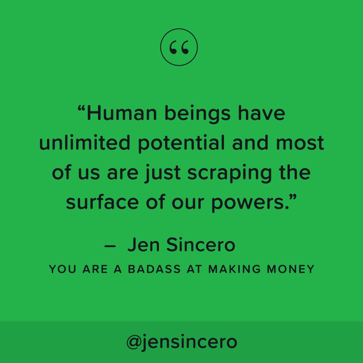 JenSincero's tweet photo. We pretend we've done everything we can and we work harder and harder doing the same things we've always done. Meanwhile, there's almost always a solution we're ignoring because we've decided it's out of the question. #youareabadass #QOTD #MondayMotivation #MondayThoughts https://t.co/FCos5HZ8gC