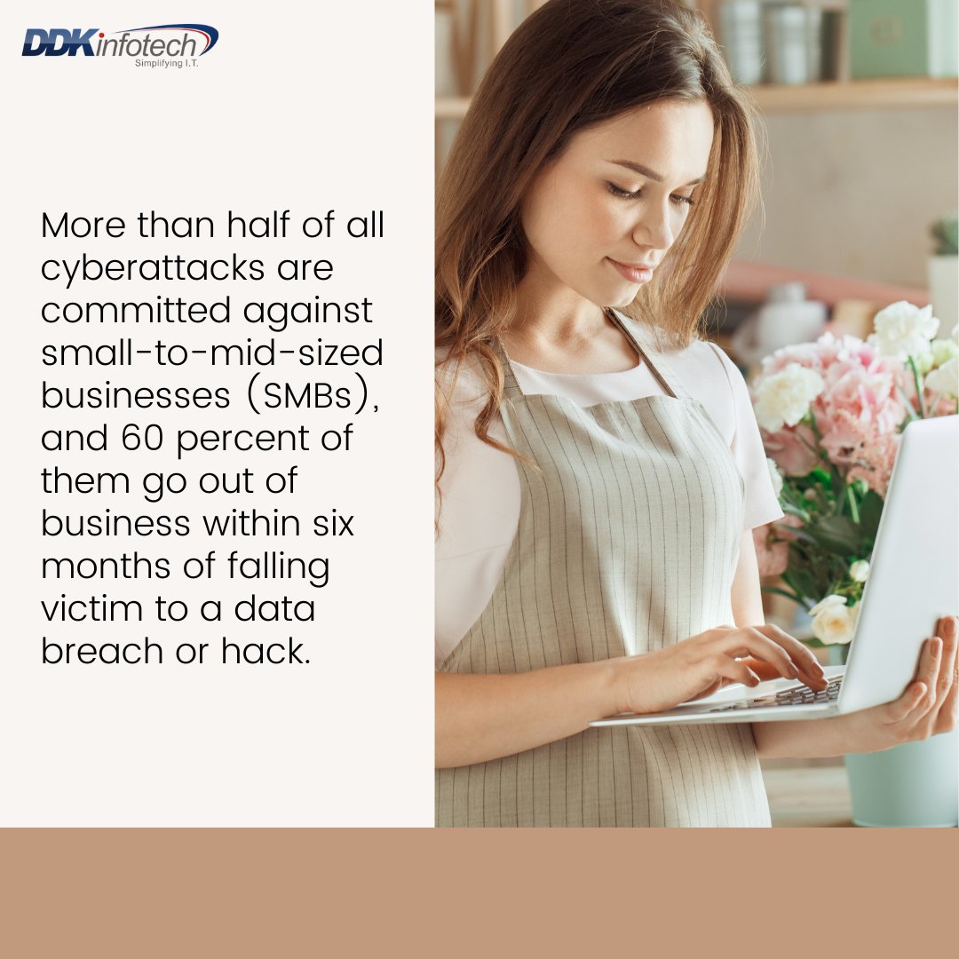 ddkinfotech's tweet photo. Small businesses are prime targets! Protect your business with DDKinfotech and fortify your cybersecurity today.
#quickfact #cybersecurity #cyberattack #target #fortify #SMB #small #business #smallbusiness #databreach #data #breach #hack https://t.co/Pdnfe4BZ6s