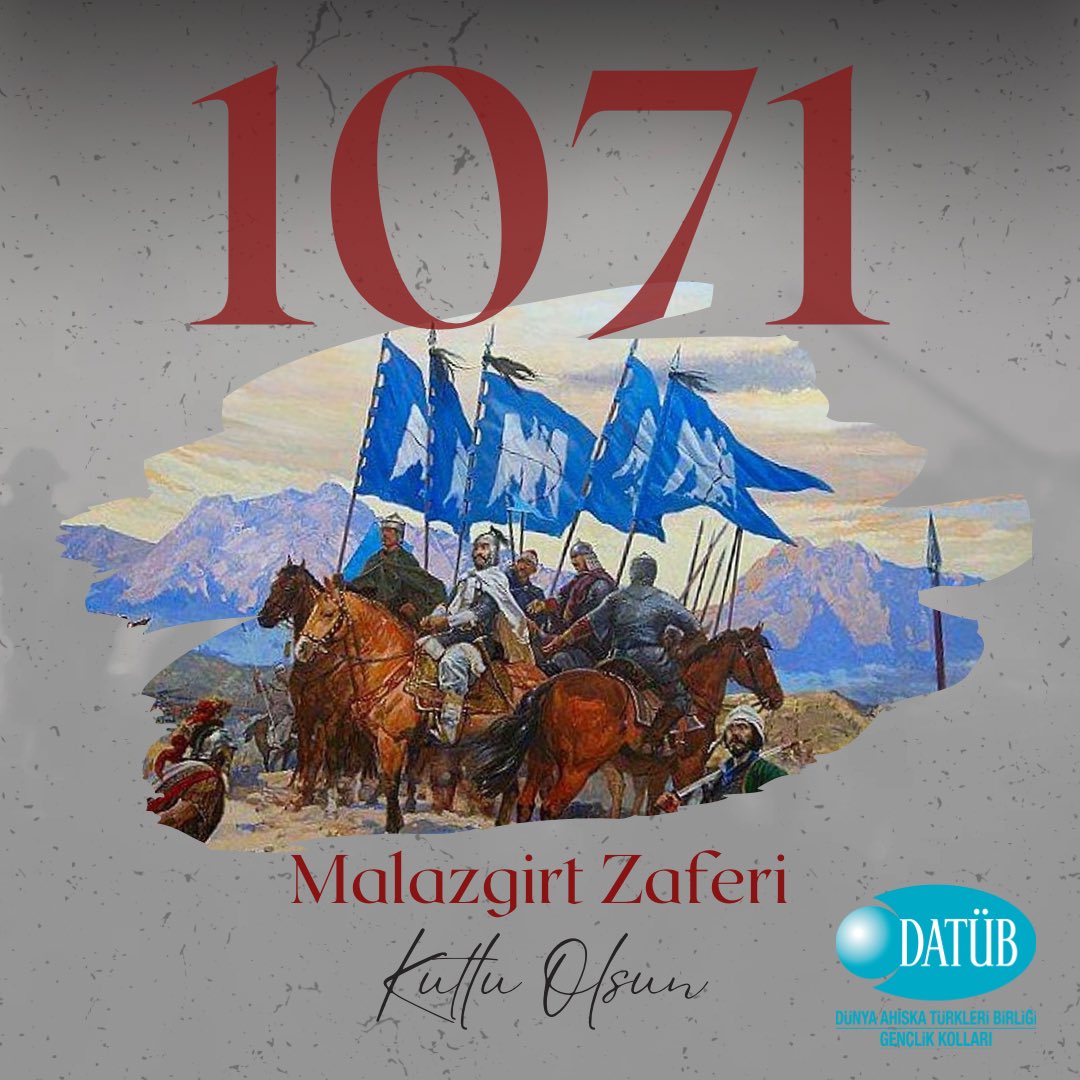 26 Ağustos 1071 Malazgirt Zaferi'nin 953. Yıl Dönümü Kutlu Olsun!

Anadolu'yu bizlere ebedi vatan kılan bu büyük zaferin yıl dönümünde, Sultan Alparslan ve aziz şehitlerimizi rahmet ve minnetle anıyoruz.