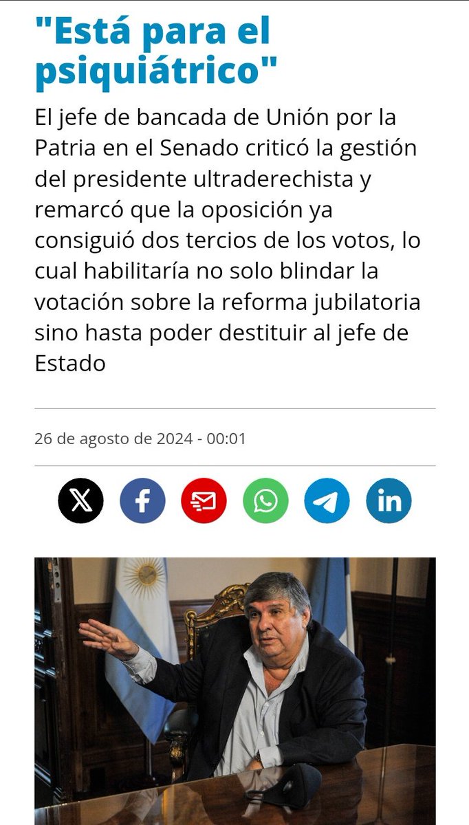 Se viene el juicio político?