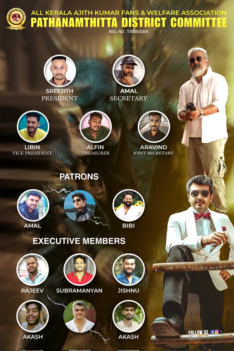 AfcKannur's tweet photo. Here is the New 
 Panel of Members for One of the Most Active teams From Kerala  ✌️💥@PTAAFC

#VidaaMuyarchi |#GoodBadUgly
#Ajithkumar 

@AfcKerala @KeralaAjithFc @ThalaAjith_FC @Thalafansml https://t.co/vGSU7ixzwS