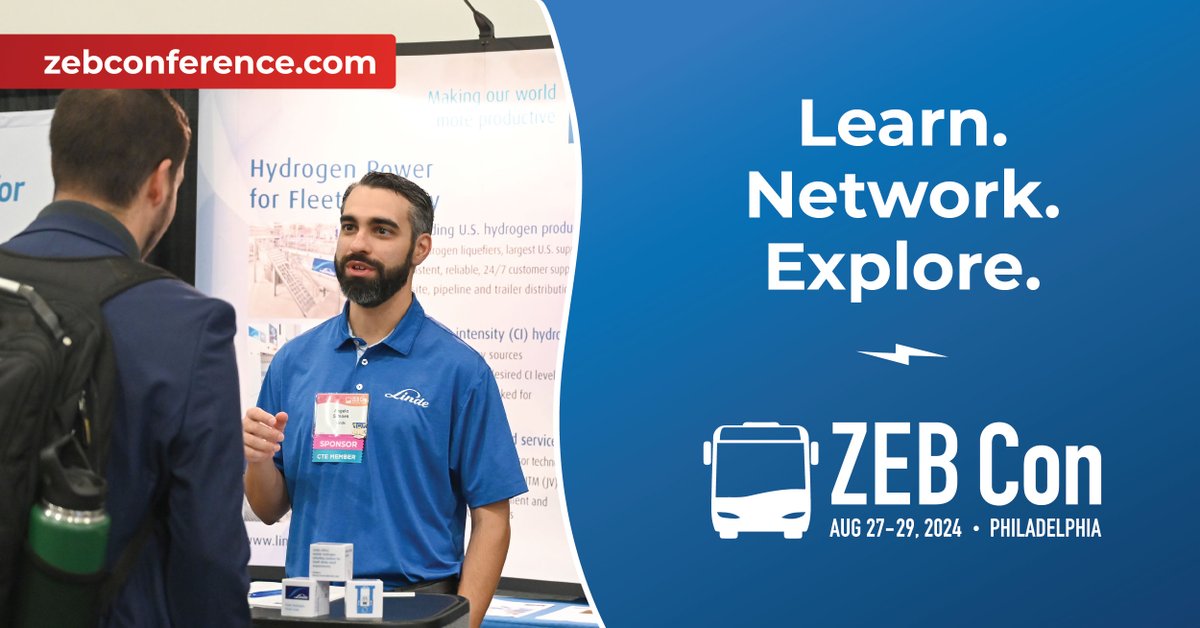 📅  We're just one day away from kicking off the Zero Emission Bus Conference in Philly! Get ready for insightful sessions, groundbreaking discussions, and a sneak peek at the future of transportation. #IndependencefromEmissions #ZEBCon2024