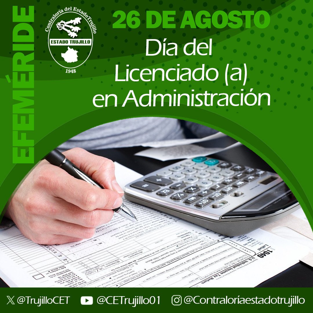 En Venezuela cada 26 de agosto se celebra el "Día del Licenciado en Administración" con motivo a la conmemoración del aniversario de la promulgación de la Ley de Ejercicio Profesional, la cual fue publicada en la Gaceta Oficial Extraordinario Nº 3.004 de la República de Venezuela