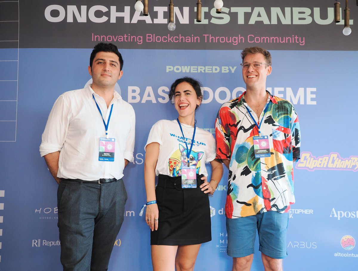 GM Everyone!

After weeks of quietly organizing <a href="/OnchainIstanbul/">ONCHAIN ISTANBUL</a> with <a href="/miuncake/">berk.base.eth</a> and <a href="/aysuneksioglu/">Aysun</a>, it’s an incredible feeling to stand proudly with our partners and see our hard work come to life. 

This is just the beginning of what’s ahead!