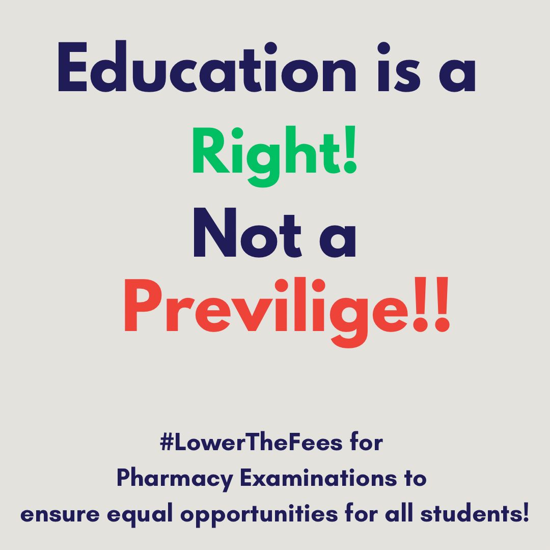 AMBATIVAMSI01's tweet photo. Diploma in Pharmacy Exit Exam Fees are too high—Education should be accessible to everyone! #ReduceTheFees #EducationForAll https://t.co/fhWg8gV6YD