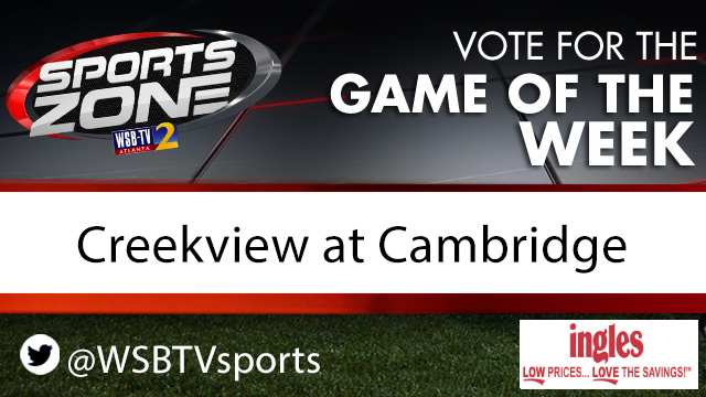 WSB-TV Sports Zone (@wsbtvsports) on Twitter photo Should <a href="/WSBTVsports/">WSB-TV Sports Zone</a> cover <a href="/FtballAtTheView/">Creekview Grizzly Football</a> vs. <a href="/CHSBears_FB/">Cambridge HS Football</a> as the Game of the Week on Aug. 30?
Each RT is 1 vote.
More info here: wsbtv.com/sports/high-sc… Should <a href="/WSBTVsports/">WSB-TV Sports Zone</a> cover <a href="/FtballAtTheView/">Creekview Grizzly Football</a> vs. <a href="/CHSBears_FB/">Cambridge HS Football</a> as the Game of the Week on Aug. 30?
Each RT is 1 vote.
More info here: wsbtv.com/sports/high-sc…