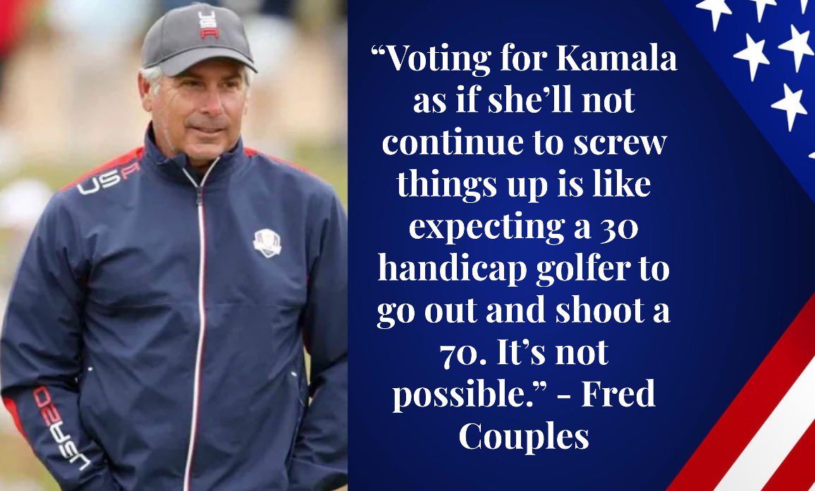 Gotta love Fred Couples 🇺🇸